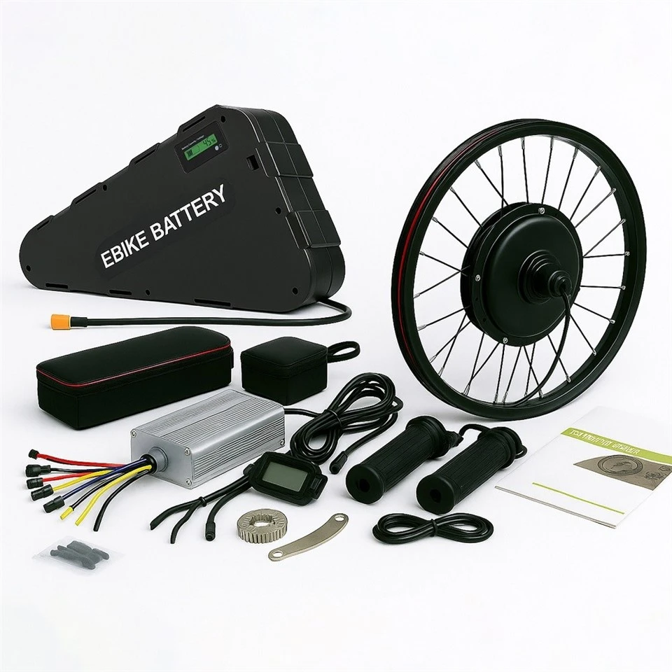 Kit de motor DC para bicicleta elétrica de roda traseira 48V 1000W